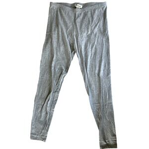 Cambridge Dry Goods Pants Womens Large Gray Stretch Cotton Lounge Soft